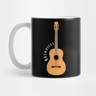 City of Music Nashville Tennessee guitar home of country music USA city break Mug